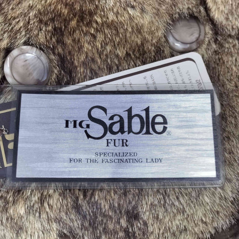 MG SABLE マーモット real fur jacket ファージャケット メンズ JPN:M
