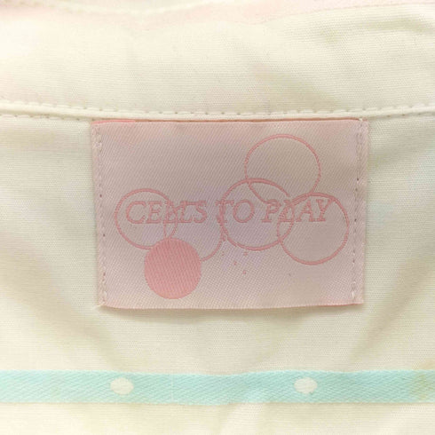 cells to play セルス トゥー プレイ マルチカラー オーバーサイズシャツ メンズ