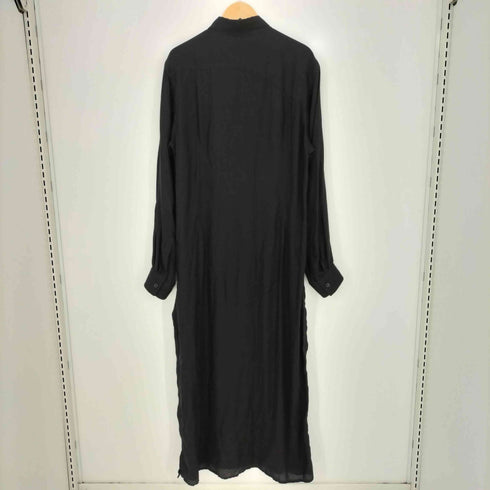 ヨウジヤマモトプールオム Yohji Yamamoto POUR HOMME フラップポケット ダブルポケット カーブステッチ スーパーロングシャツ メンズ