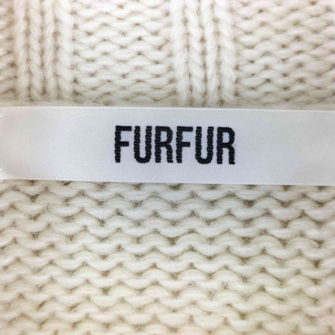 ファーファー furfur ノルディック柄 ハイネックニット レディース