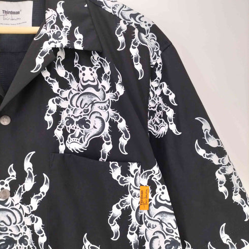 THIRDMAN×KEE 銭湯服 S/S アロハ オープンカラー シャツ メンズ FREE