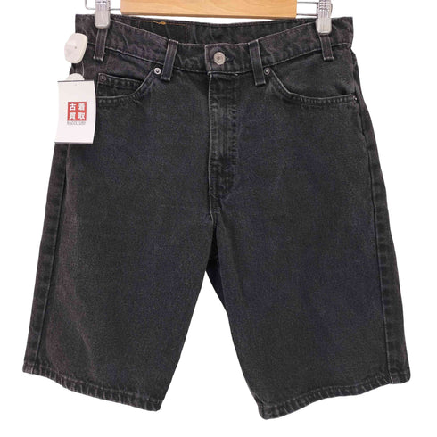 リーバイス Levis 90s USA製 515 オレンジタブ ジップフライ ブラックデニムショーツ メンズ 32