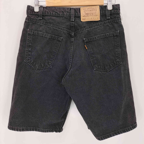 リーバイス Levis 90s USA製 515 オレンジタブ ジップフライ ブラックデニムショーツ メンズ 32