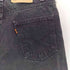 リーバイス Levis 90s USA製 515 オレンジタブ ジップフライ ブラックデニムショーツ メンズ 32