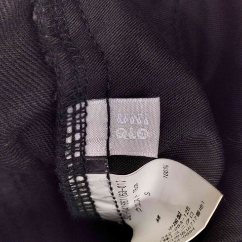 ユニクロ UNIQLO ボタンフライ ワイドデニムパンツ メンズ JPN:S
