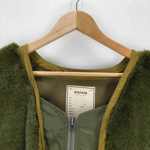 チャオパニックティピー CIAOPANIC TYPY etsinta エシンタ ファー切替ジャケット レディース ONE SIZE