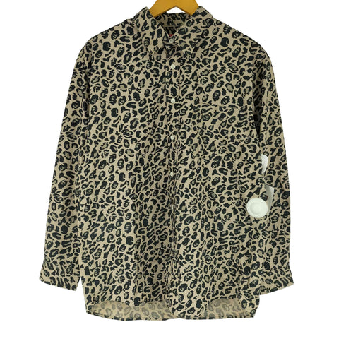 アベイシングエイプ A BATHING APE 初期タグ レオパード柄 長袖シャツ メンズ import:M