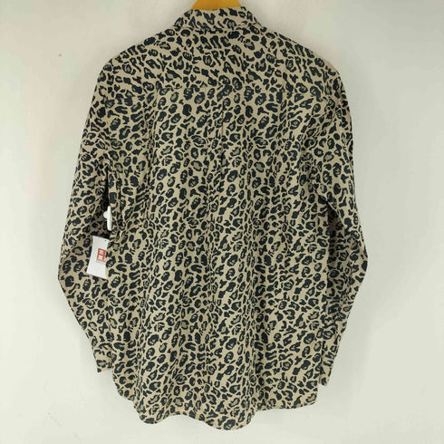 アベイシングエイプ A BATHING APE 初期タグ レオパード柄 長袖シャツ メンズ import:M