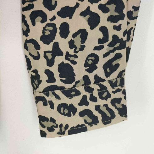 アベイシングエイプ A BATHING APE 初期タグ レオパード柄 長袖シャツ メンズ import:M