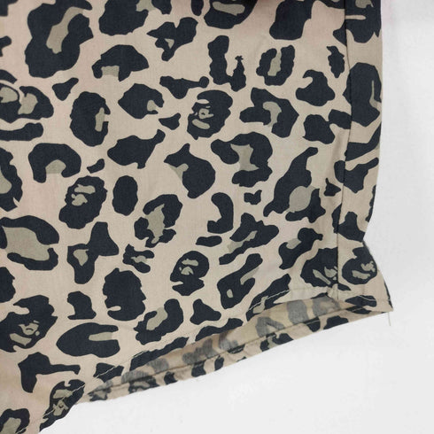 アベイシングエイプ A BATHING APE 初期タグ レオパード柄 長袖シャツ メンズ import:M