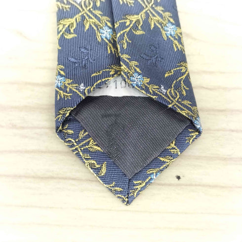 イヴサンローラン Yves Saint Laurent 総柄 シルクネクタイ メンズ