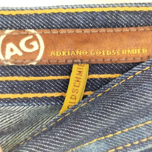 エージーアドリアーノゴールドシュミット AG / ADRIANO GOLDSCHMIED コットン ストレート デニムパンツ メンズ 29R