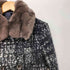 ウィークエンドマックスマーラ Weekend Max Mara 2WAY モヘア混 ツイード ファーコート レディース JPN:44