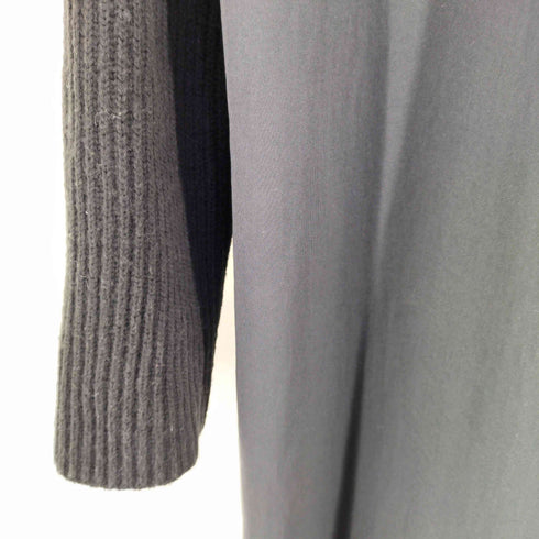 ザラ ZARA ニット切替 ロング ワンピース レディース M