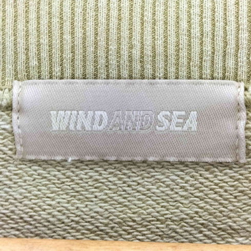 ウィンダンシー WIND AND SEA チェニール クルーネックスウェット メンズ L