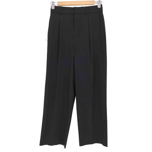 ユニクロ UNIQLO タックワイドパンツ(ツータック・丈標準69~71cm) レディース JPN:M