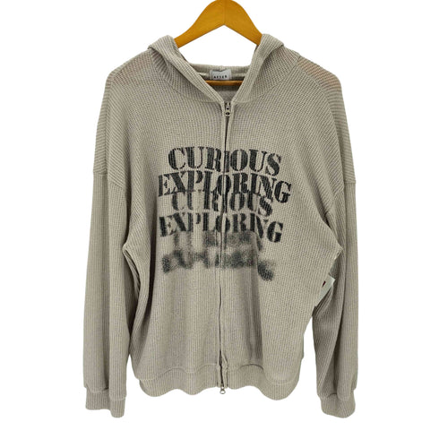 Never mind the XU ネバー マインド ザ エックスユー mesh zip up hoodie メッシュ ジップ アップ フーディー メンズ