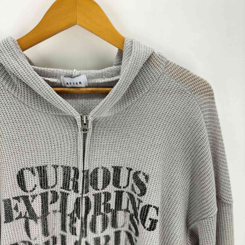 Never mind the XU ネバー マインド ザ エックスユー mesh zip up hoodie メッシュ ジップ アップ フーディー メンズ