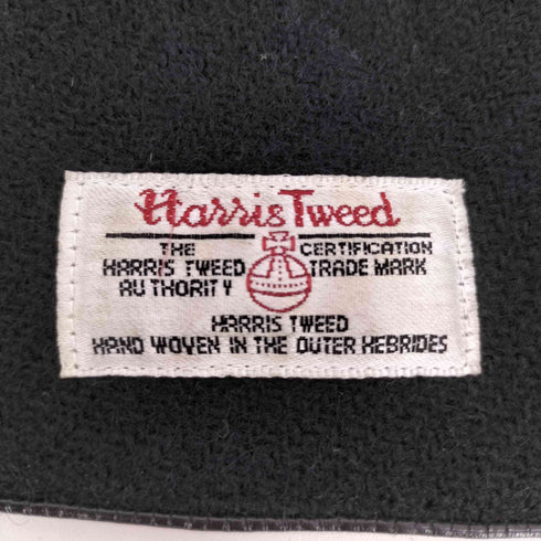 ハリスツイード Harris Tweed NORTH THREE QUARTER EAST レザー切替 グローブ メンズ
