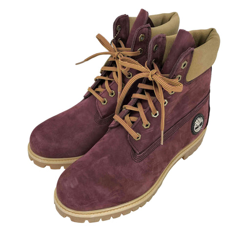 ティンバーランド Timberland PREMIUM 6INCH WATERPROOF BOOT BURGUNDY NUBUCK プレミアム・シックスインチ ウォータープルーフ ブーツ バーガンディー ヌバック メンズ 27.5