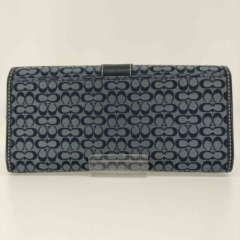 コーチ COACH シグネチャー キャンバス 2つ折り 長財布 レディース