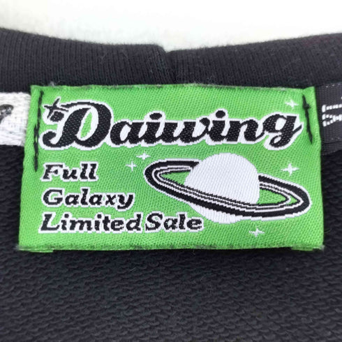 Daiwing キャラクターグラフィックプリント ジップパーカー メンズ import:XL