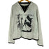 Fashion clothes ユーズド加工 レイヤードデザイン グラフィックプリント ロングスリーブ カットソー メンズ JPN:3