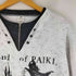 Fashion clothes ユーズド加工 レイヤードデザイン グラフィックプリント ロングスリーブ カットソー メンズ JPN:3