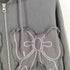 YOUHEE ユヒRIBBON HOOD ZIP-UP リボン フーディー ジップアップパーカー レディース FREE