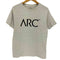アメリカンアパレル AMERICAN APPAREL ロゴプリント 霜降りグレークルーネックTシャツ レディース import:S