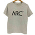 アメリカンアパレル AMERICAN APPAREL ロゴプリント 霜降りグレークルーネックTシャツ レディース import:S