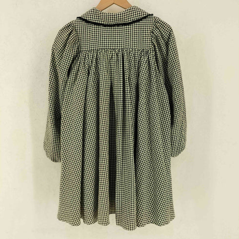 リトルサニーバイト little sunny bite Check puff sleeve mini dress チェック パフスリーブ ミニ ワンピース レディース S