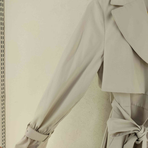 ジルスチュアート JILLSTUART バックプリーツドレストレンチコート レディース S
