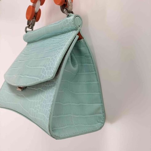 チャールズアンドキース CHARLES&KEITH アクリルハンドル スカルプチャーバッグ レディース