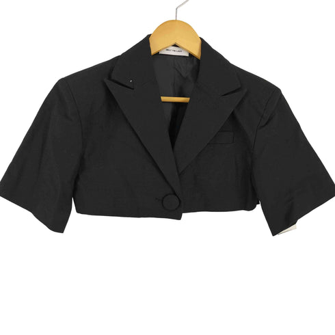 メルトザレディ Melt the lady コットンリネン CROPPED JACKET レディース FREE