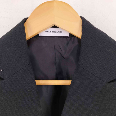 メルトザレディ Melt the lady コットンリネン CROPPED JACKET レディース FREE