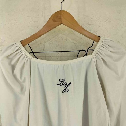 リルリリー lilLilly バックオープン パワショル トップス レディース FREE