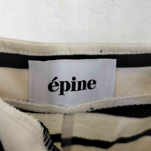 エピヌ epine フロントボタン ボーダー キャミ ワンピース レディース