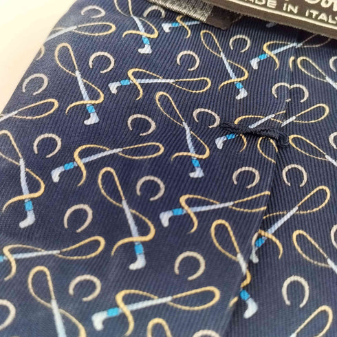 サルヴァトーレフェラガモ Salvatore Ferragamo 総柄 シルクネクタイ メンズ