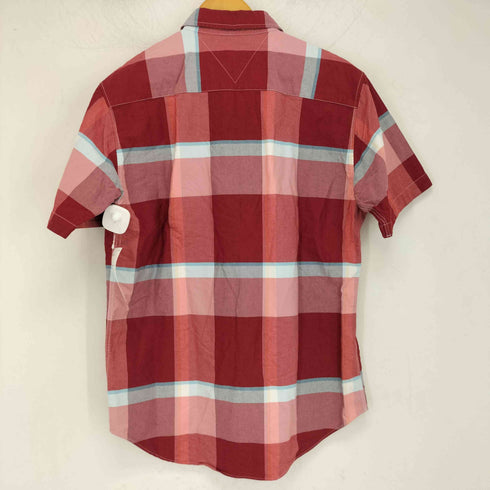 トミー TOMMY 刺繍ロゴ 半袖 ボタンダウンシャツ メンズ JPN:L