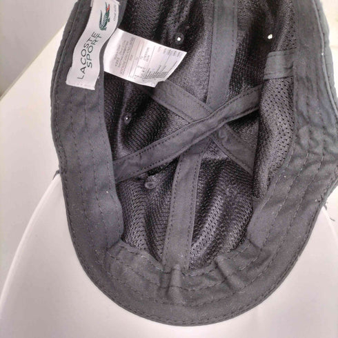 ラコステ LACOSTE コントラスト ボーダー ライトウエイト キャップ レディース 58cm