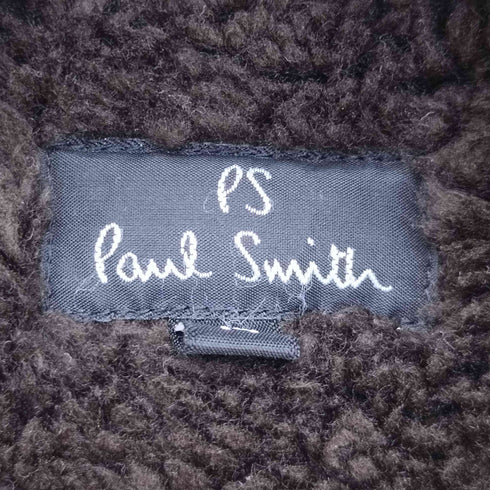 ピーエスポールスミス PS Paul Smith 裏地ボア ダブルジップ フーデッド ベロアコート メンズ import:M