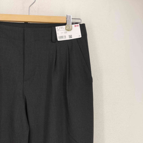 ユニクロ UNIQLO スマートワイドストレートパンツ レディース JPN:L