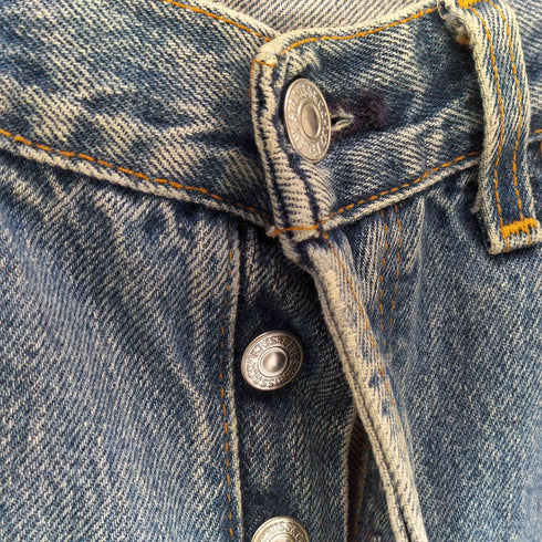 リーバイス Levis 90s USA製 501 ボタン裏553 ボタンフライストレートデニムパンツ メンズ W30