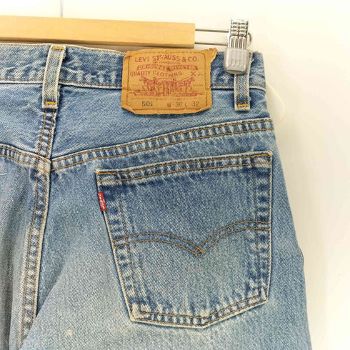 リーバイス Levis 90s USA製 501 ボタン裏553 ボタンフライストレートデニムパンツ メンズ W30