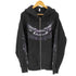 ロサンゼルスアパレル Los Angeles Apparel FUGE WORLDWIDE スプレー プリント ジップアップ パーカー メンズ L