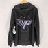 ロサンゼルスアパレル Los Angeles Apparel FUGE WORLDWIDE スプレー プリント ジップアップ パーカー メンズ L