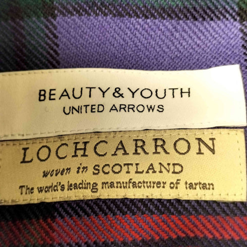 ビューティーアンドユースユナイテッドアローズ BEAUTY & YOUTH UNITED ARROWS LOCHCARRON キルト チェック ロング スカート レディース JPN:M