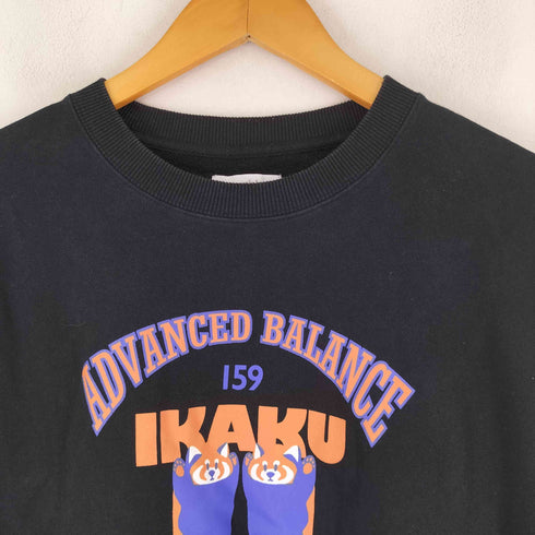 グラニフ graniph IKAKU フロントプリント クルーネックスウェット レディース JPN:M