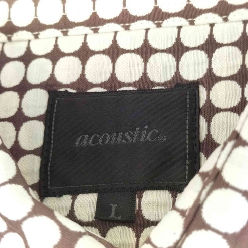 アコースティック acoustic ドットシャツ レディース JPN:L